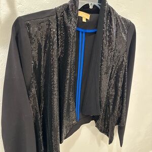 Black Sequin Blazer NWOT